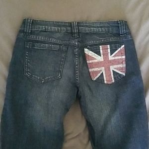 Delia*s Dark Wash Britt Skinny Jean's Size 5/6